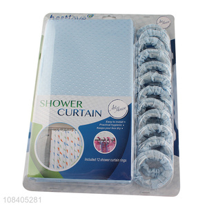 New arrival <em>fabric</em> <em>shower</em> <em>curtain</em> set with hooks bathroom accessories