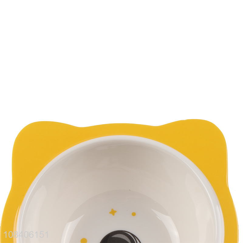 New arrival cute cat-ear bowl baby food-grade melamine bowl