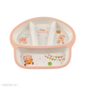 Factory wholesale creative anti-drop dinner plate for baby