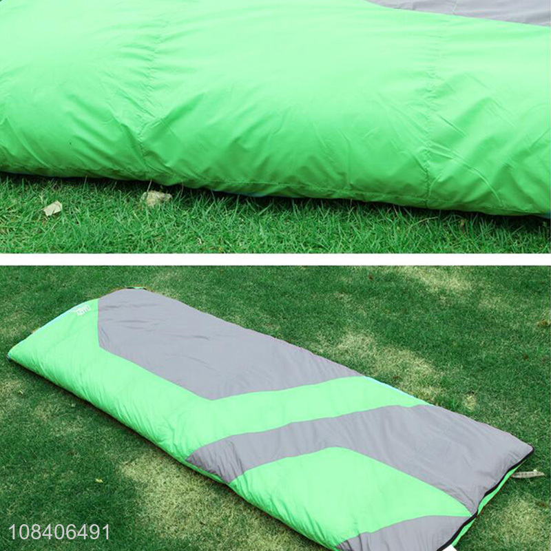 Best quality envelope duck down sleeping bag for extremely cold weather