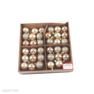 Yiwu Direct Sale 36pcs Christmas Balls Ornaments For Festival