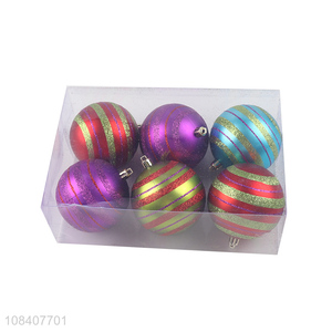 Hot selling 6pcs <em>christmas</em> <em>balls</em> hangings for <em>christmas</em> tree