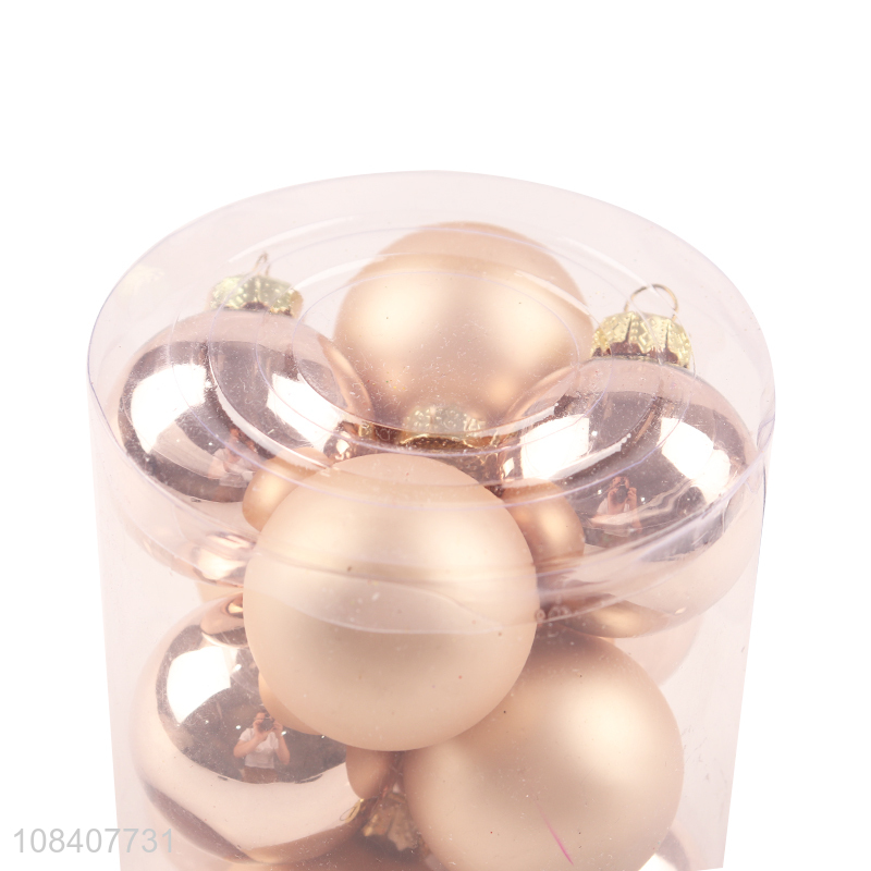 Factory Price 12pcs Christmas Ball Glass Ball Ornaments