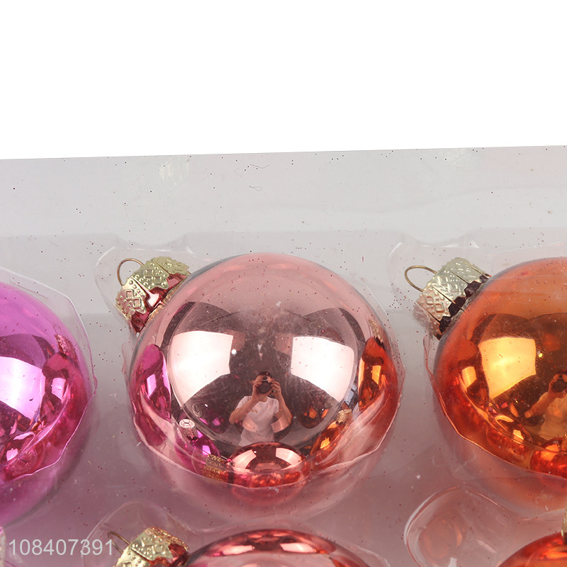 Hot products 6pcs christmas balls glass decorative balls