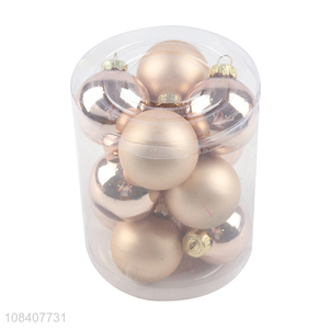 Factory Price 12pcs Christmas Ball Glass Ball Ornaments