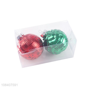 Wholesale price 2pcs <em>christmas</em> <em>balls</em> home party decoration