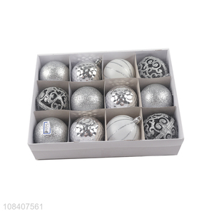 High quality 12 pieces christmas balls decoration for christmas