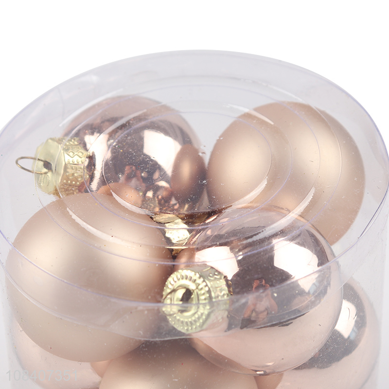 High quality creative glass christmas balls for decoration
