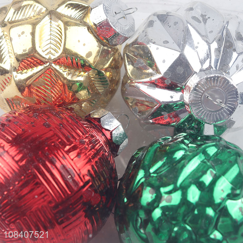 New products 4pcs christmas balls christmas tree hangings