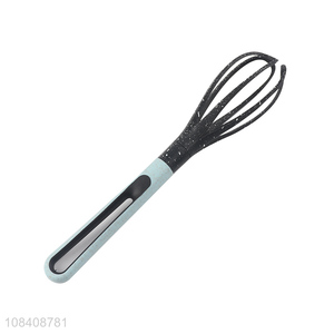 Factory price nylon eggbeater manual whisk kitchen utensil