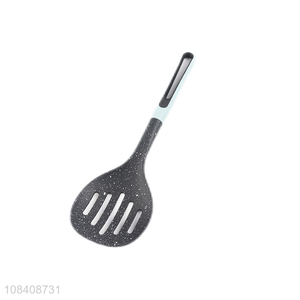 Yiwu wholesale long handle nylon slotted spoon for cooking