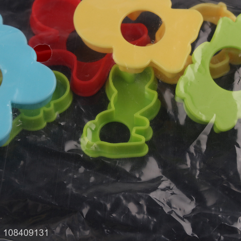 Factory price plastic animal shape 10pieces plasticine tools set