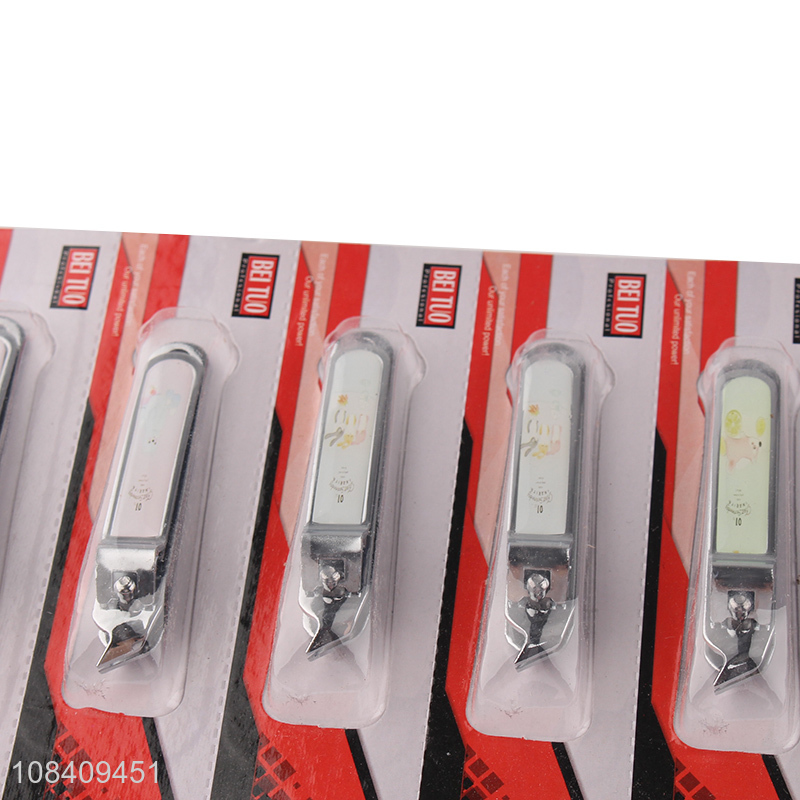 High quality durable nail clipper customzied logo fingernail cutter
