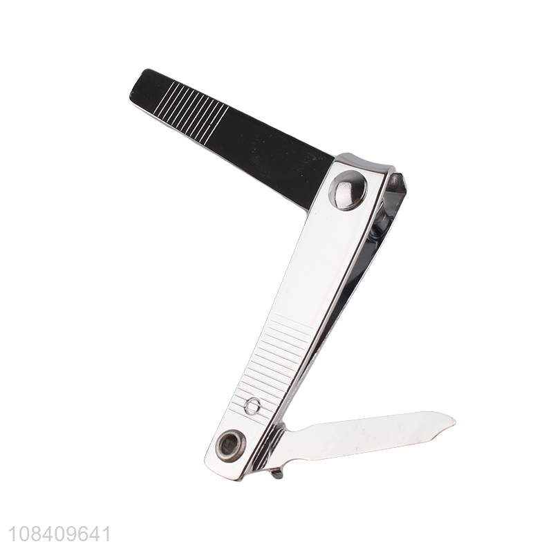 Recent design metal nail clipper with nail file, manicure pedicure tool