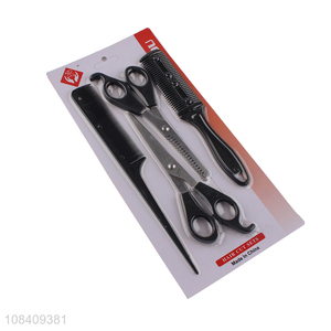 Wholesale hair cutting tools set with hair scissors and combs