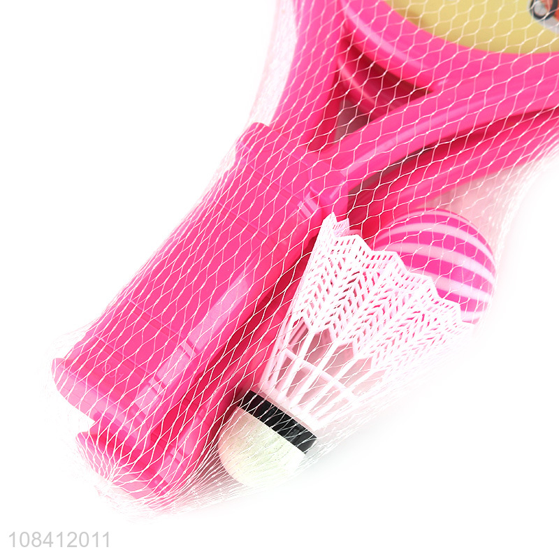 Latest products plastic children outdoor racket toys for sale