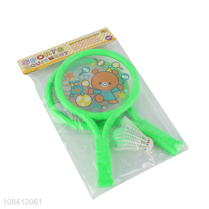 Hot selling cartoon printed children <em>badminton</em> toys <em>racket</em> toys