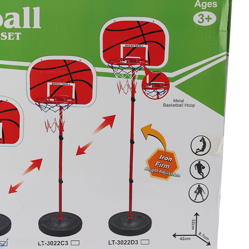 Best price team sports indoor basketball rack set for kids