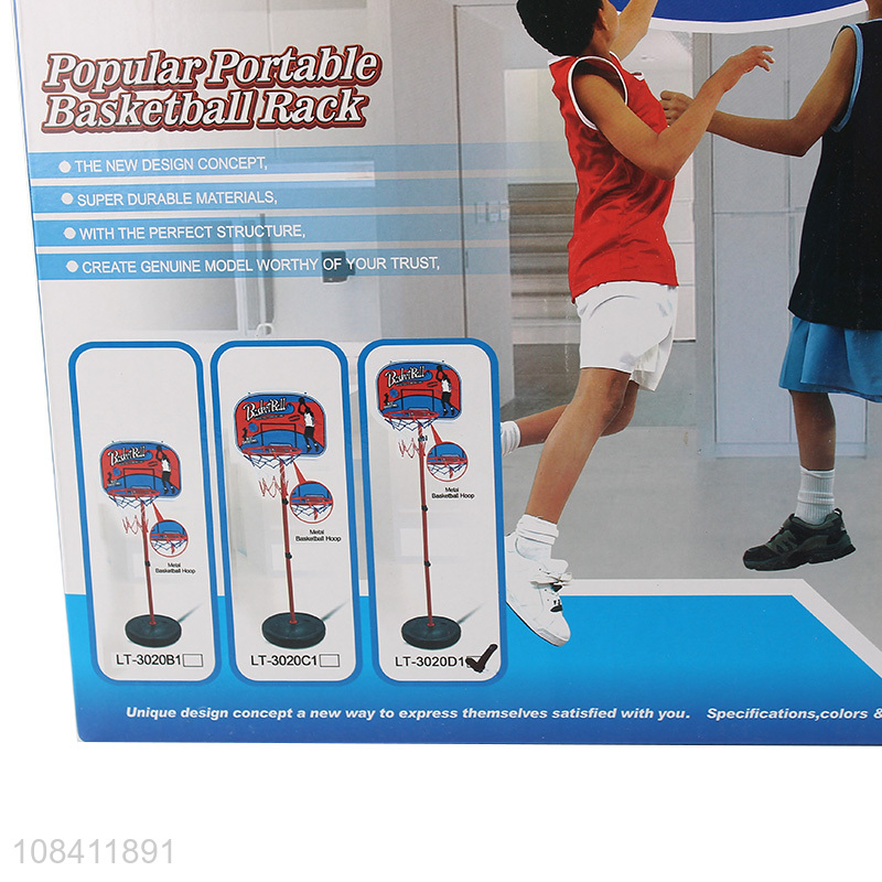 New arrival portable indoor basketball rack for kids