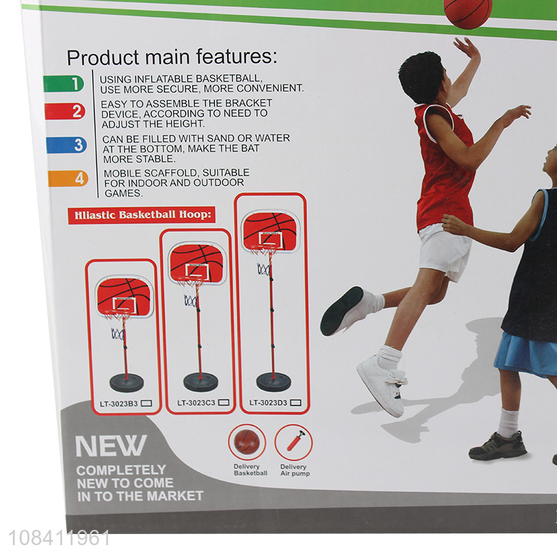Best price team sports indoor basketball rack set for kids