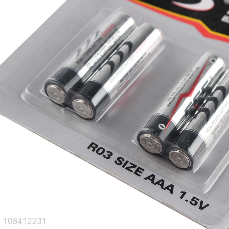 New arrival size AAA high power batteries for sale