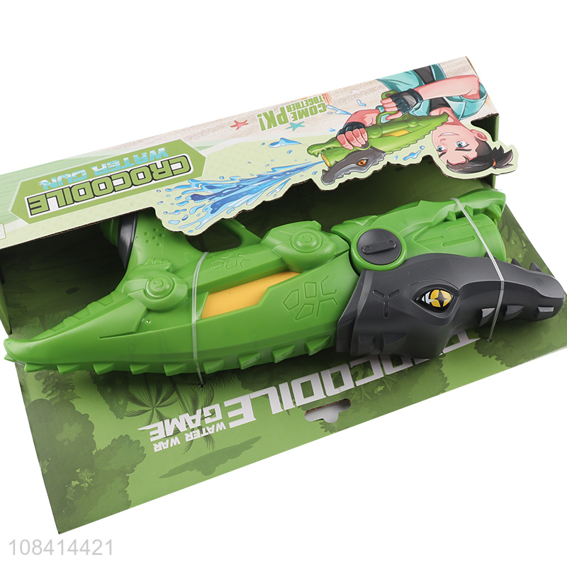 Top selling cartoon crocodile shape water gun toys