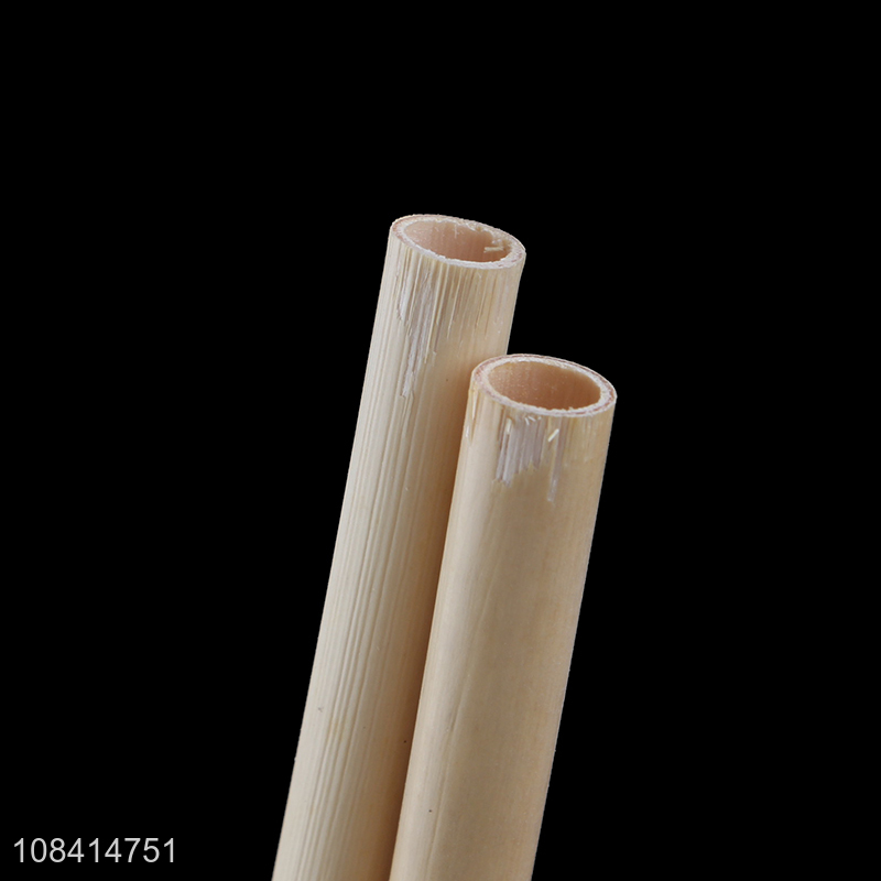 High quality 10 pieces biodegradable disposable natural reed drinking straws