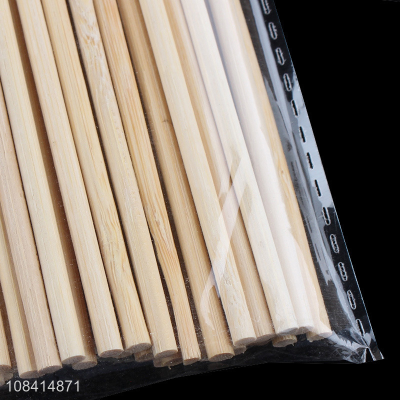 Hot selling 50 pieces natural bamboo skewers for barbecue appetiser fruit