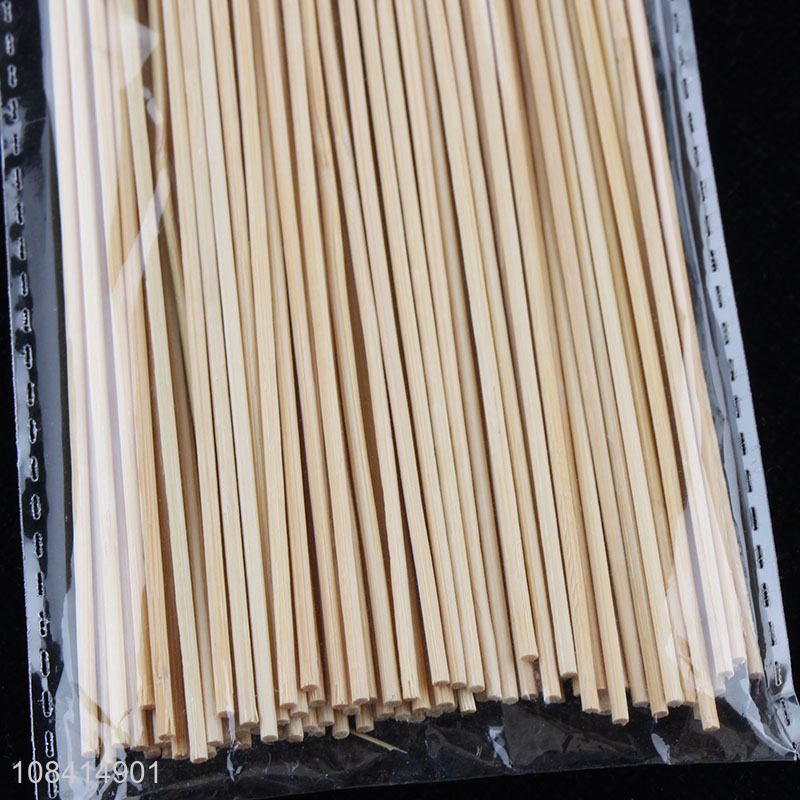 Wholesale 50 pieces eco-friendly bamboo bbq skewers roasting bamboo sticks