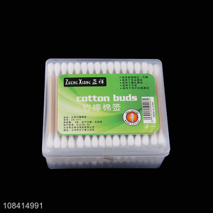 Bottom price 200 pieces bamboo stick cotton swabs multipurpose cotton buds