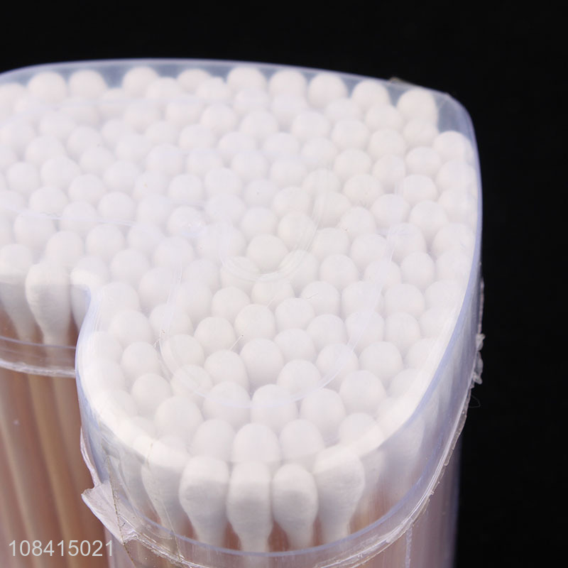 China imports 200 pieces bamboo stick cotton buds swabs for makeup removal