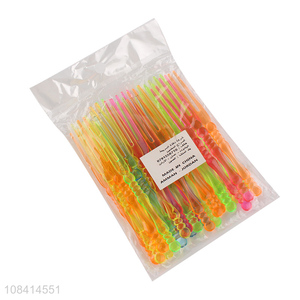 Wholesale 50pcs food grade plastic fruit picks appetizer cocktail <em>toothpicks</em>