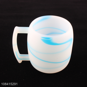 China supplier coffee cups silicone water cups with handle