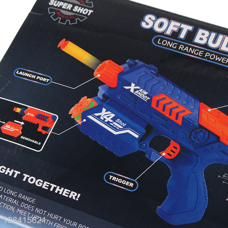 Hot selling plastic soft bullet gun boys toy gun