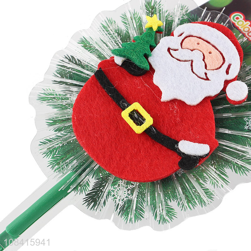High quality fiber-optic led light wand flashing toy Christmas decorations