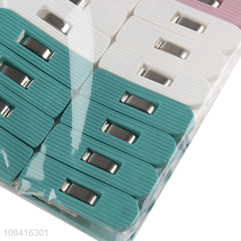 New arrival 20 pieces plastic clothes pegs heavy duty clothespins