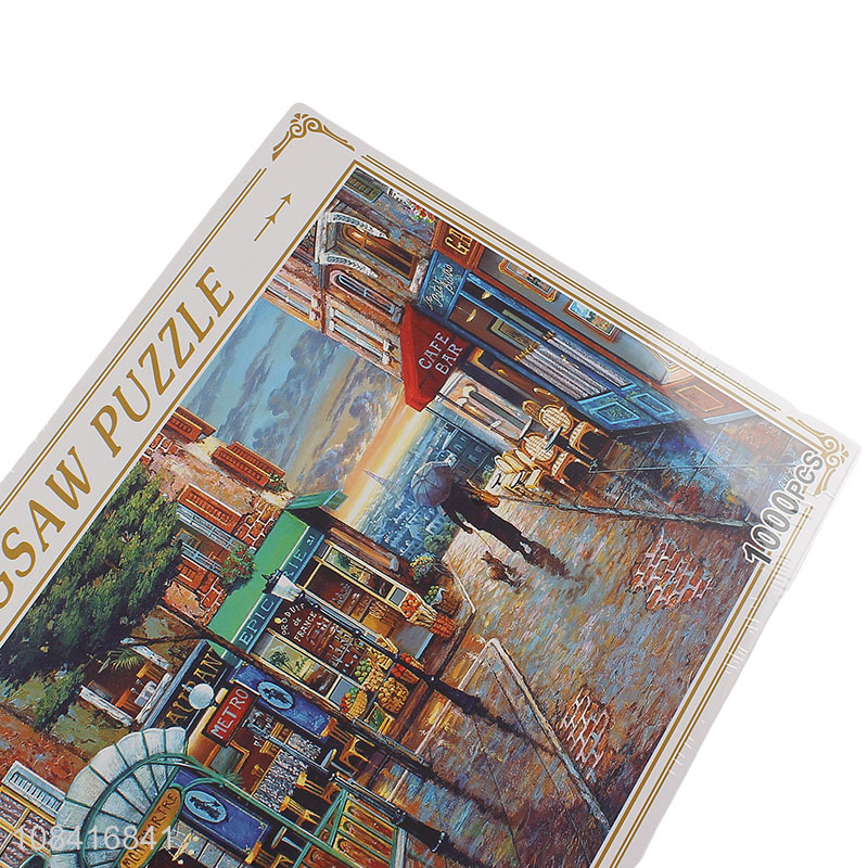 Yiwu wholesale 1000 piece paper jigsaw puzzles for children