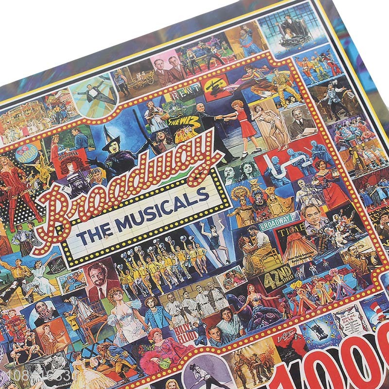 High quality paper puzzles unzip toy puzzles for sale