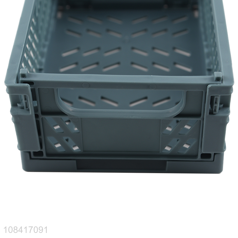 China imports multi-function folding plastic storage basket  storage crates