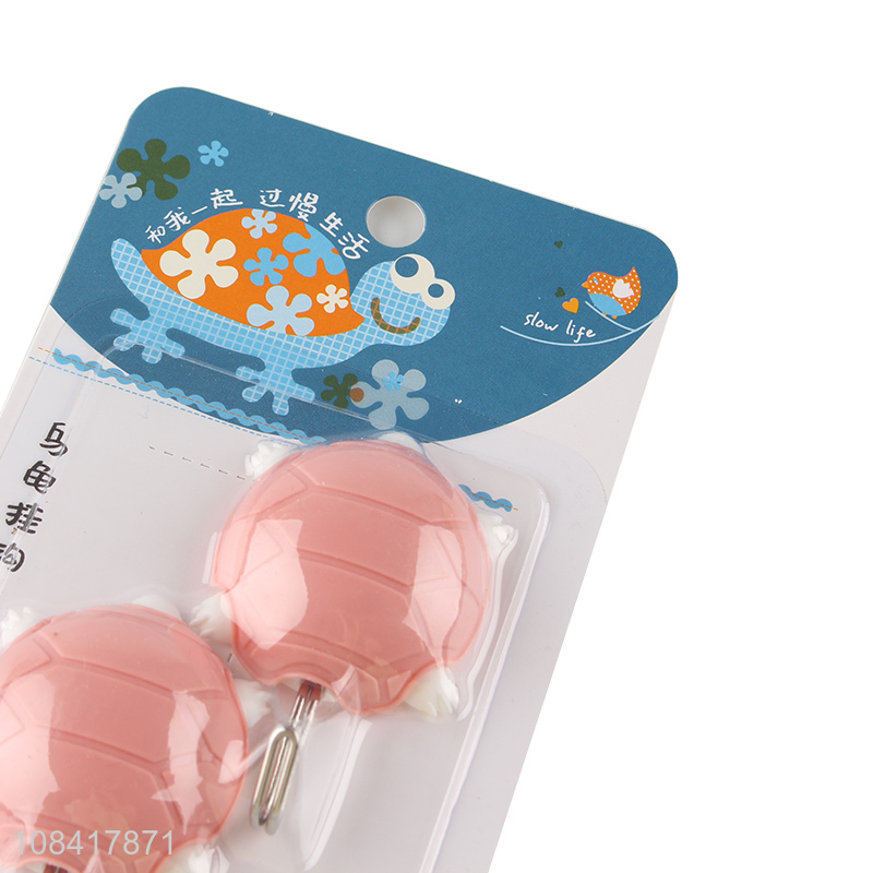 Online wholesale cute turtle shell hooks wall sticky hooks