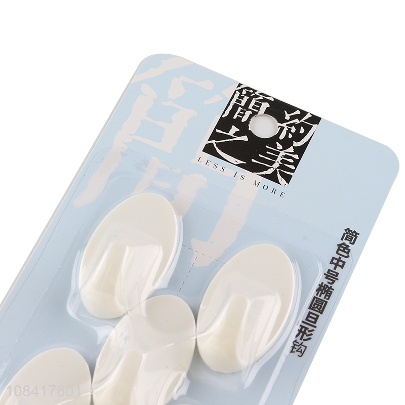 Factory price white hanging hooks 1.5kg load-bearing hooks