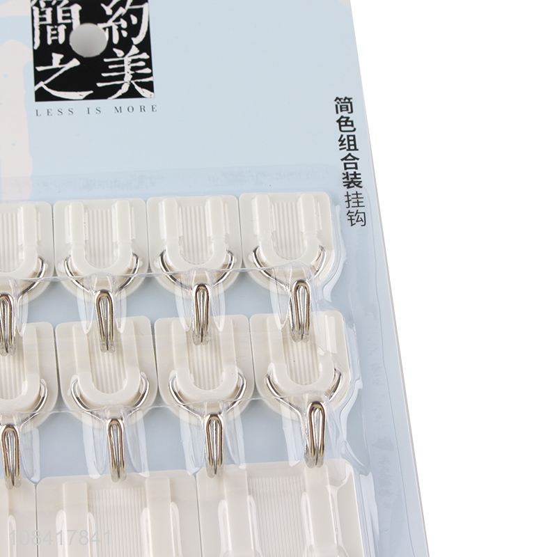 High quality plastic sticky hooks combination set for sale