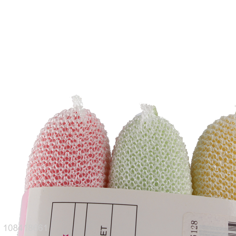 Hot sale 3 piece thickened cleaning sponge scourer dishwashing sponge