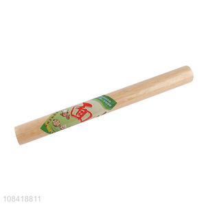 Wholesale kitchen baking tool natural wooden rolling pin for pastry