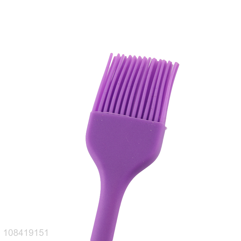 New products purple silicone oil brush bbq brush for sale