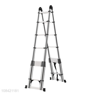 Online wholesale aluminum folding extendable step ladders