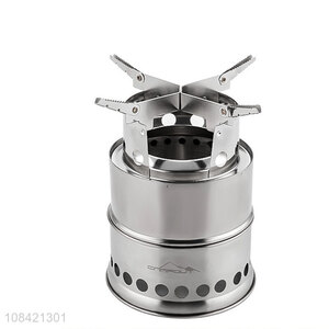 Hot selling stainless steel wood stove outdoor camping stove