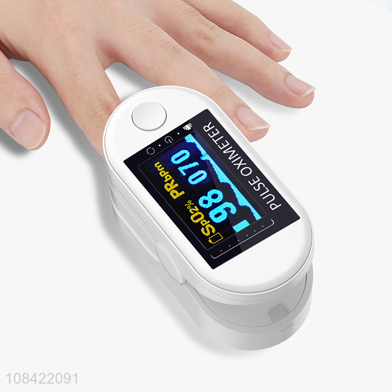 Good quality household fingertip pulse oximeter blood oxygen saturation monitor