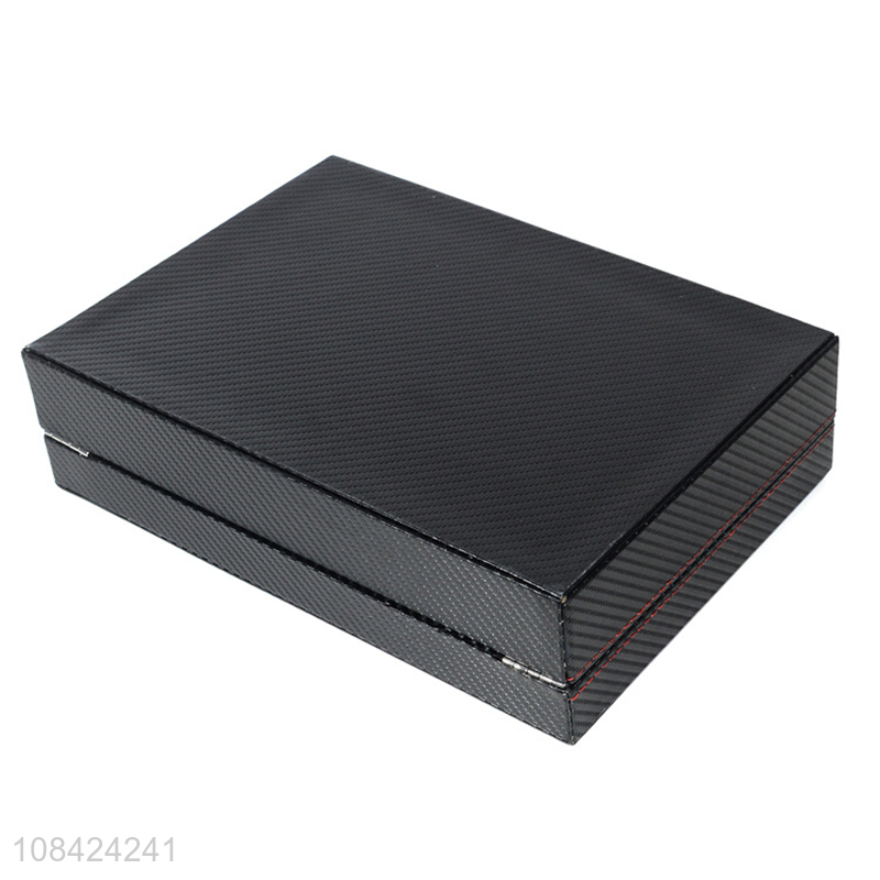 Wholesale carbon fiber pu leather watch case 12-slot watch box