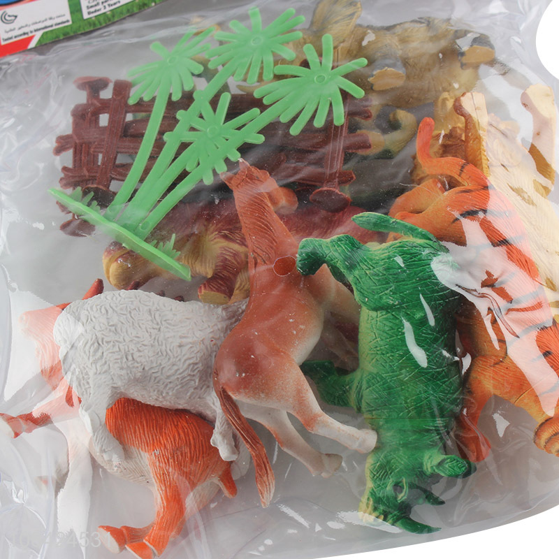Low price plastic animal model toys kids brain toys